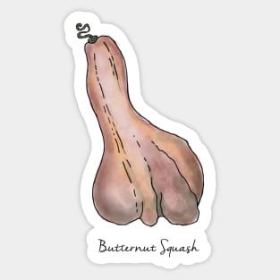 Butternut Squash Sticker